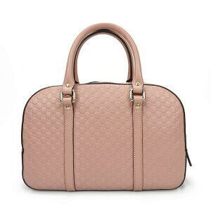 Gucci Leather Shoulder Bag GG ssima Pink Handbag Crossbody